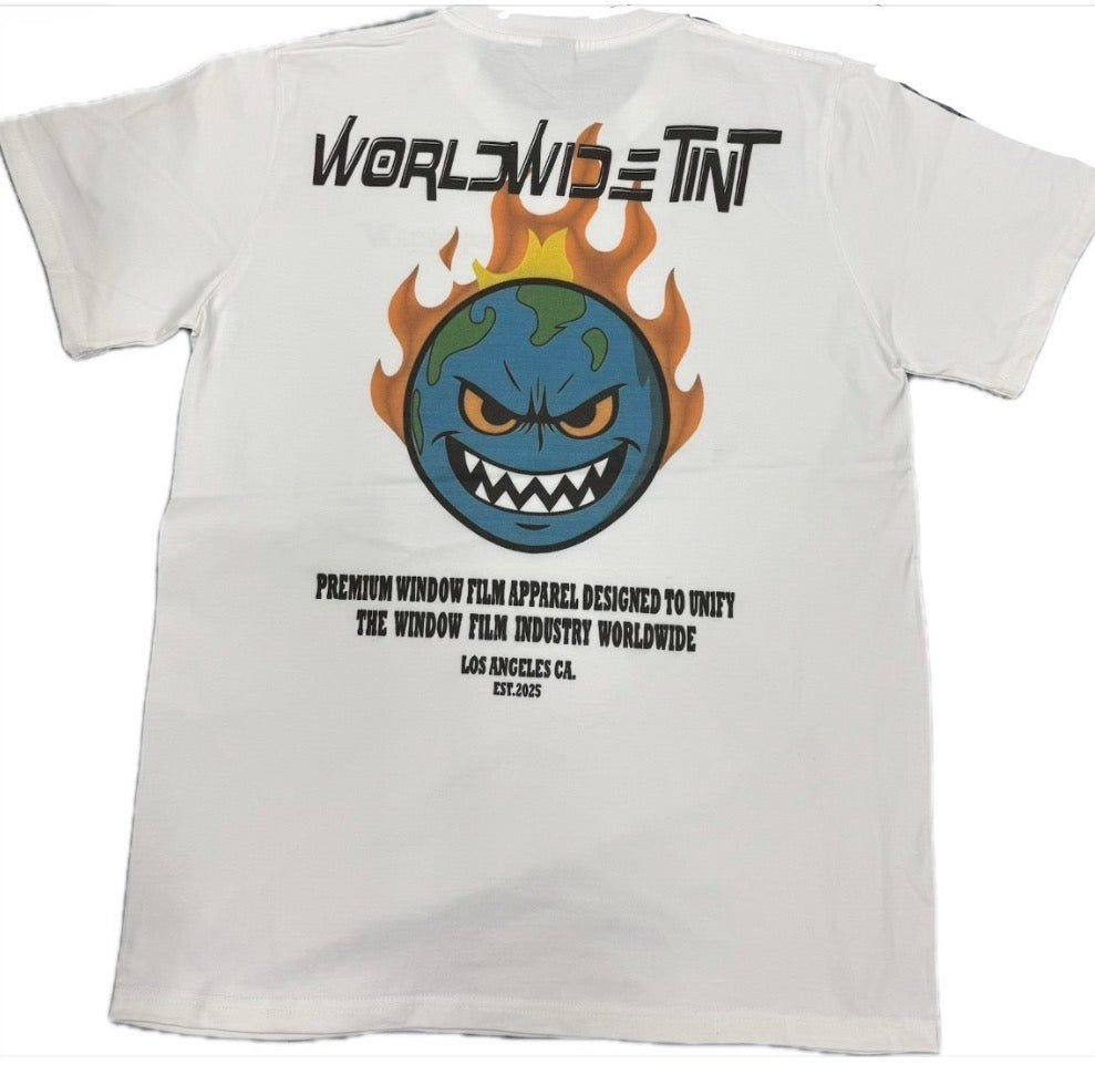 WorldWide Tint Co. T-Shirt, White 5-2-26 (RELEASE)