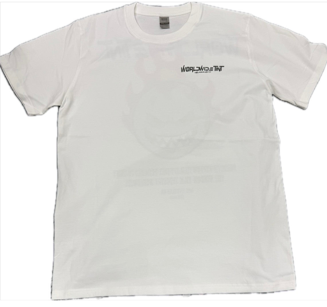 WorldWide Tint Co. T-Shirt, White 5-2-26 (RELEASE)