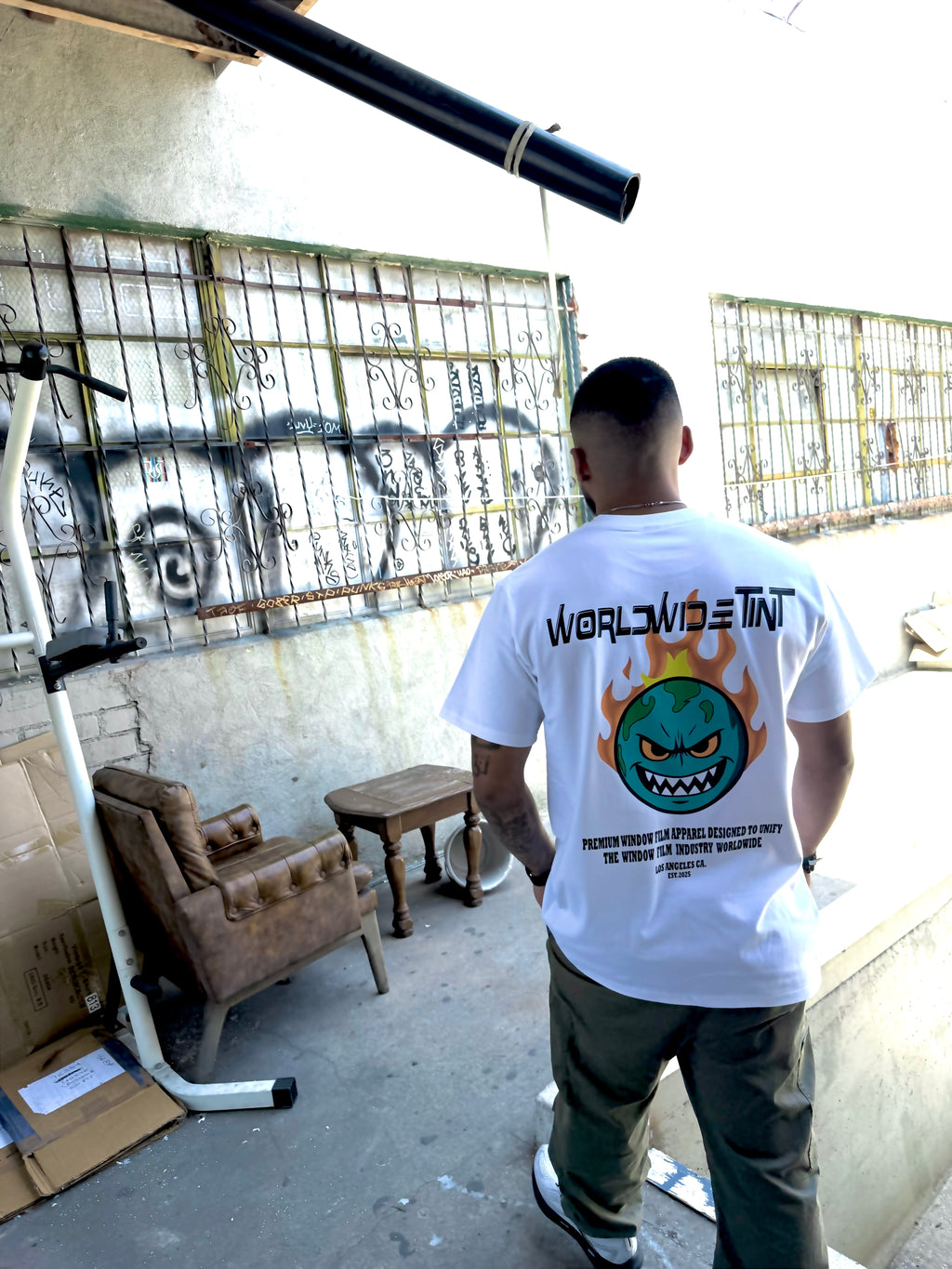 WorldWide Tint Co. T-Shirt, White 5-2-26 (RELEASE)