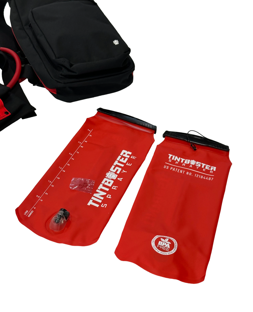 Tint Buster 2.0 Backpack Sprayer + Smart Pouch | Pro Window Tint & PPF Spray Pack